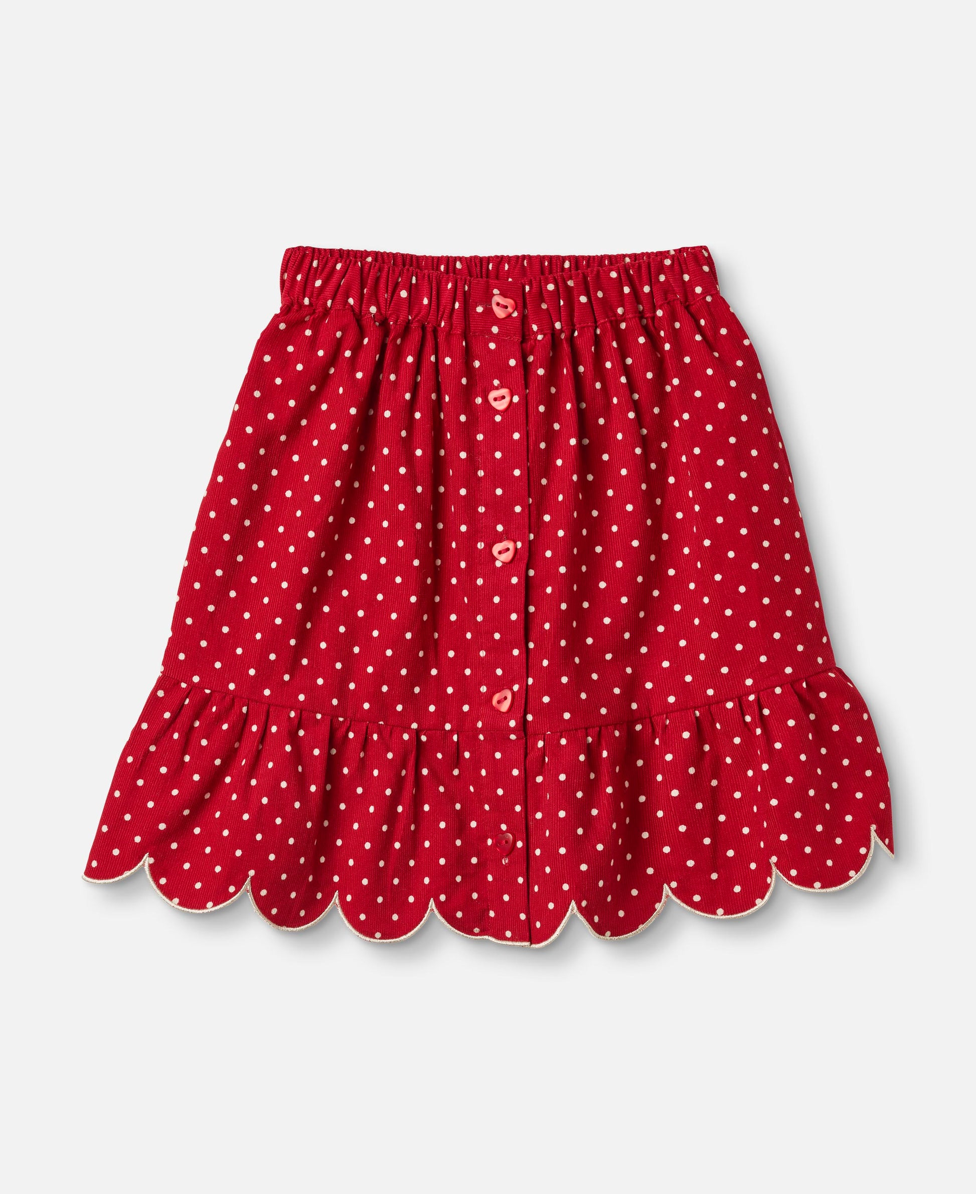 FLIINK DOLLY DOT SKIRT SKIRT POMPEIAN RED