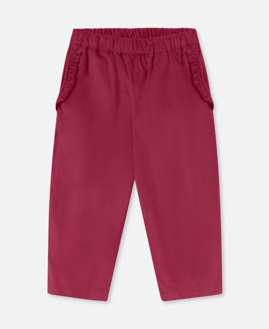 FLIINK DOLLY RUFFLE PANT PANT RED BUD