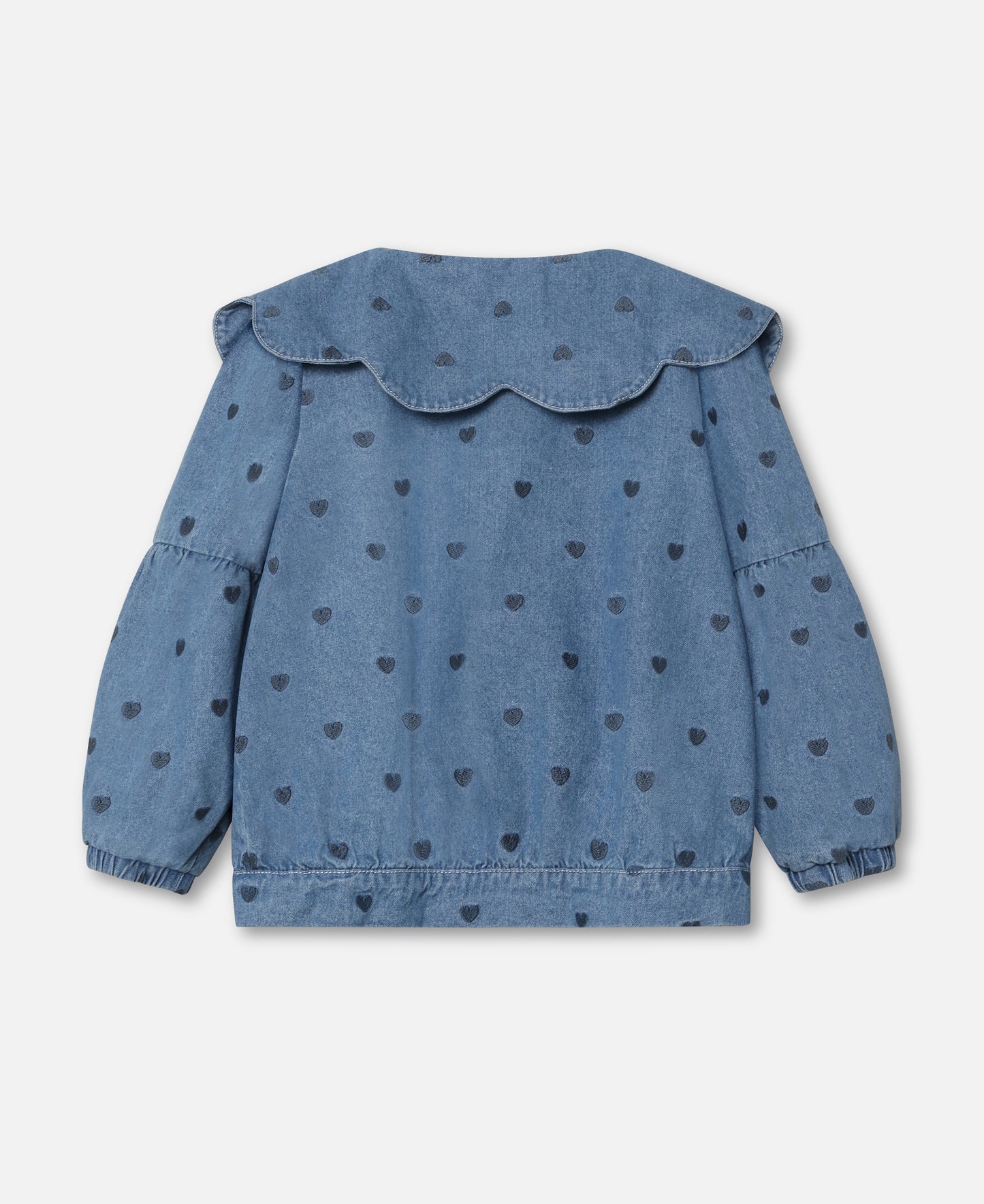 FLIINK DONNA DENIM BOMBER JACKET JACKET LIGHT DENIM BLUE