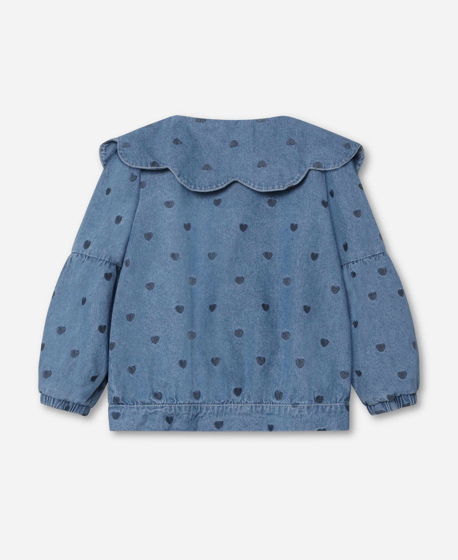 FLIINK DONNA DENIM BOMBER JACKET JACKET LIGHT DENIM BLUE