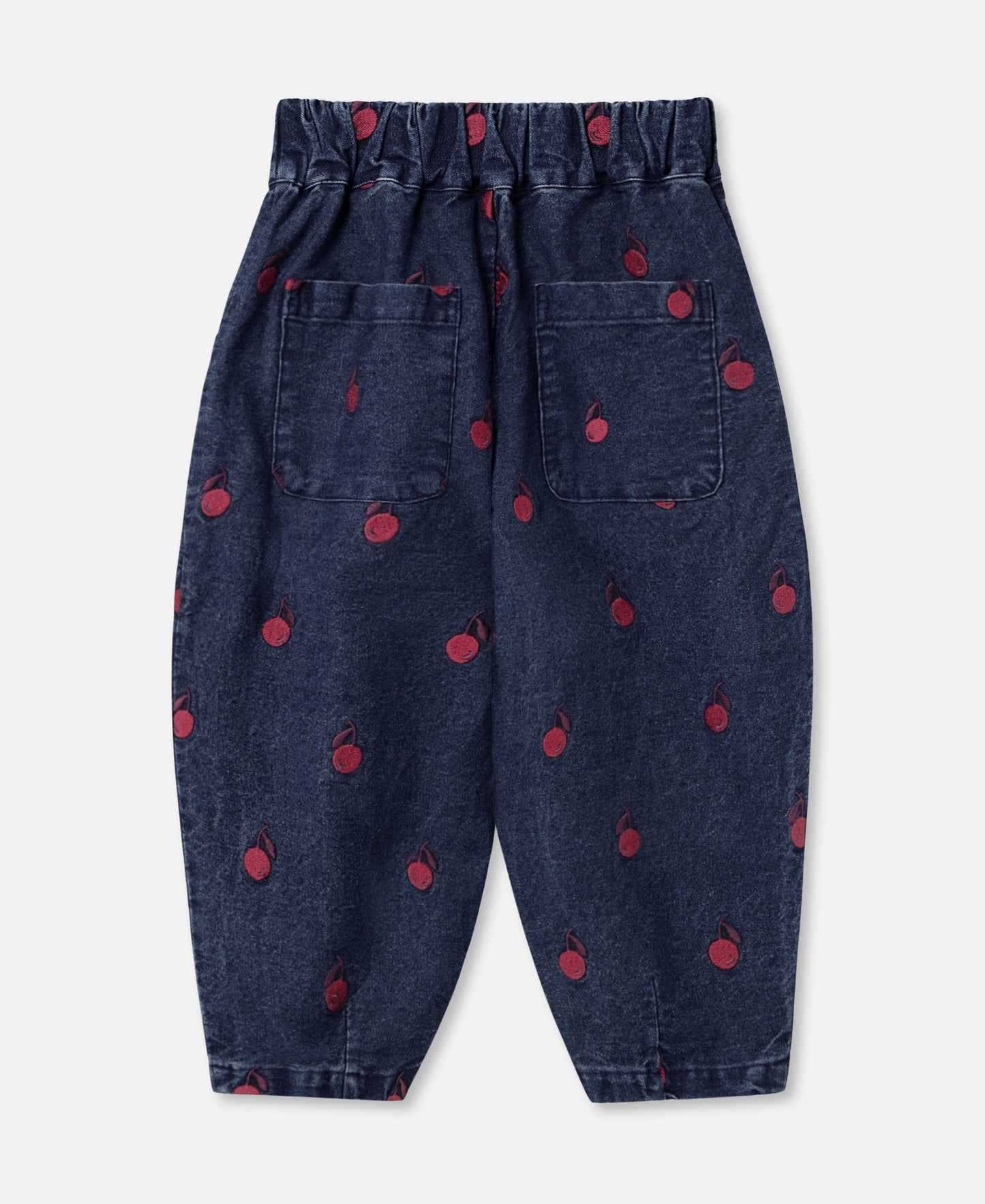 FLIINK DONNA EMBR. DENIM PANT PANT DARK DENIM BLUE