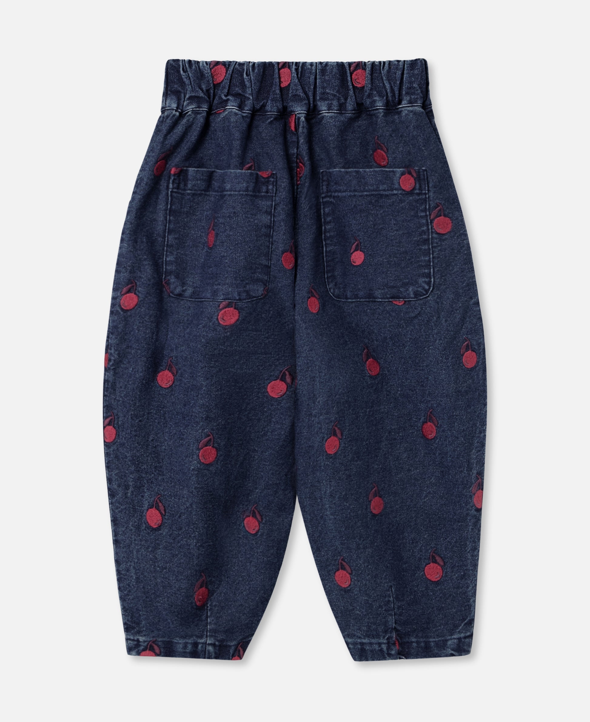 FLIINK DONNA EMBR. DENIM PANT PANT DARK DENIM BLUE