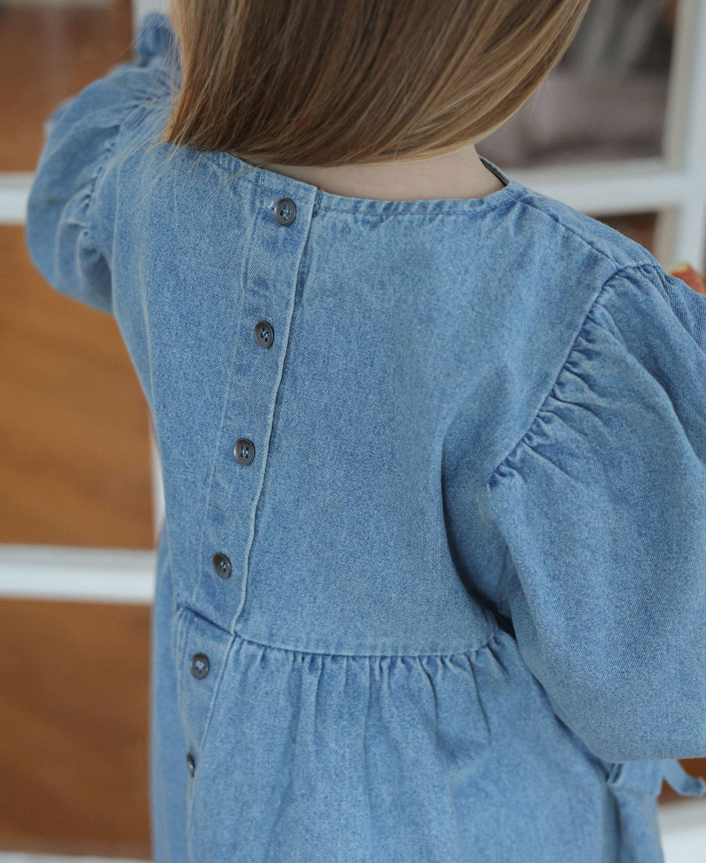 FLIINK DONNY LS DRESS DRESS MEDIUM DENIM BLUE