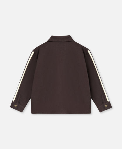 FLIINK DONNY SHIRT SHIRT COFFEE BEAN