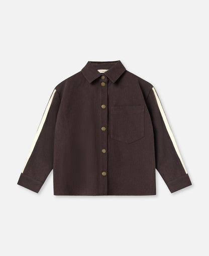 FLIINK DONNY SHIRT SHIRT COFFEE BEAN