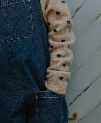 FLIINK DON DENIM OVERALL OVERALL DARK DENIM BLUE