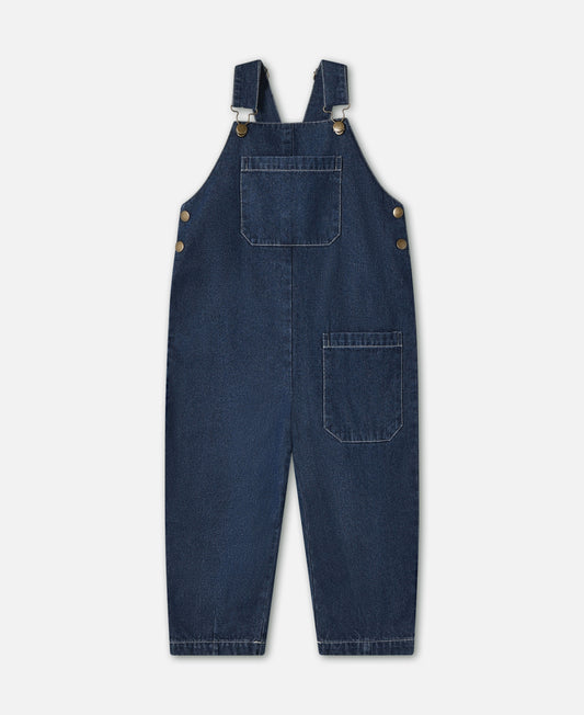 FLIINK DON DENIM OVERALL OVERALL DARK DENIM BLUE