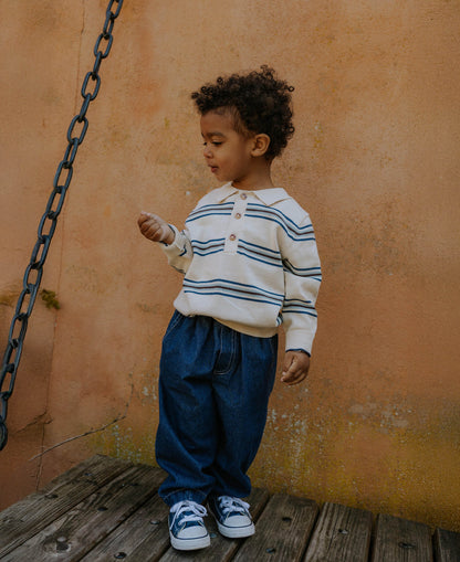 FLIINK DON DENIM PANT PANT DARK DENIM BLUE