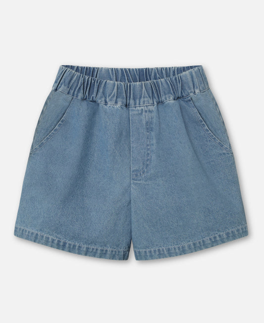 FLIINK DON DENIM SHORTS SHORTS LIGHT DENIM BLUE