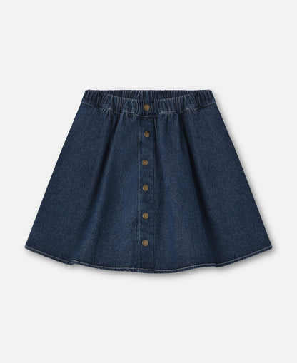 FLIINK DON DENIM SKIRT SKIRT DARK DENIM BLUE