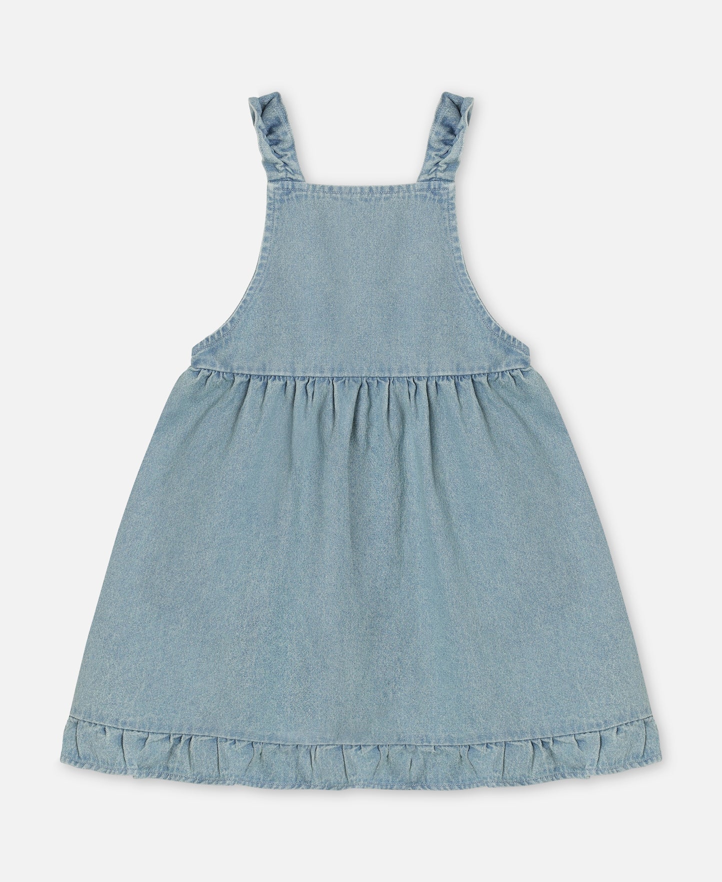 FLIINK DON EMBR SPENCERDRESS DRESS LIGHT DENIM BLUE