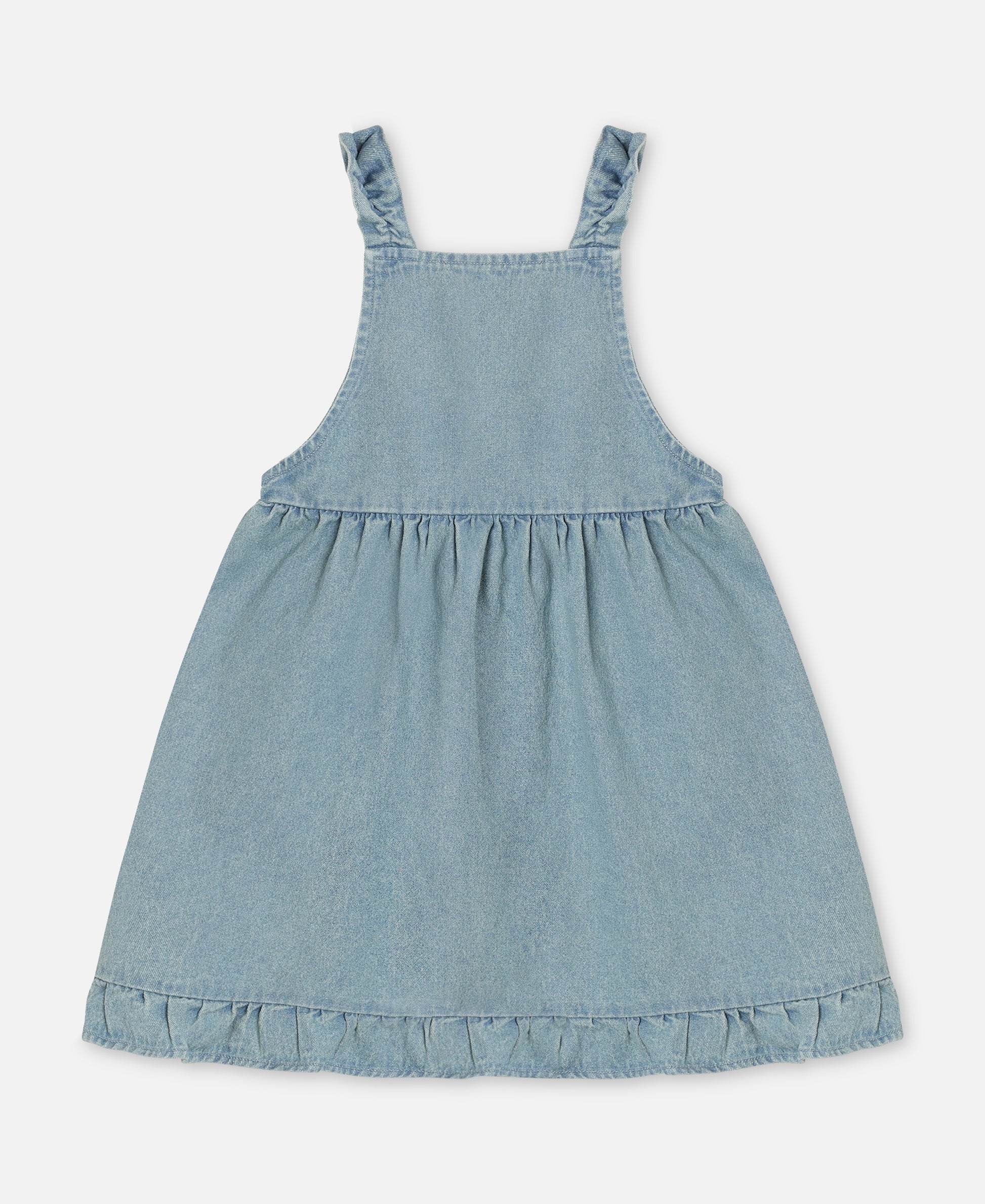 FLIINK DON EMBR SPENCERDRESS DRESS LIGHT DENIM BLUE