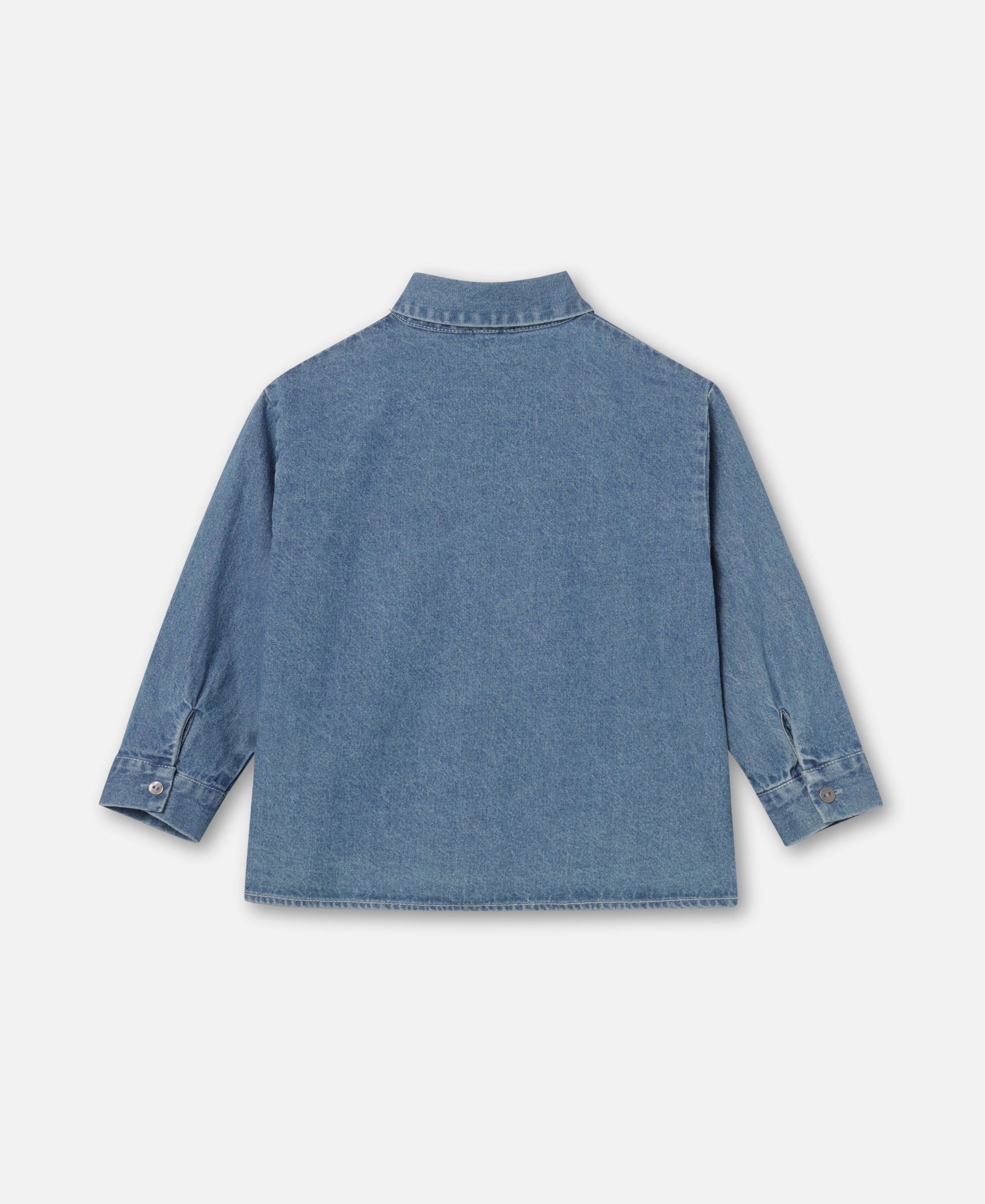 FLIINK DON LS SHIRT SHIRT LIGHT DENIM BLUE