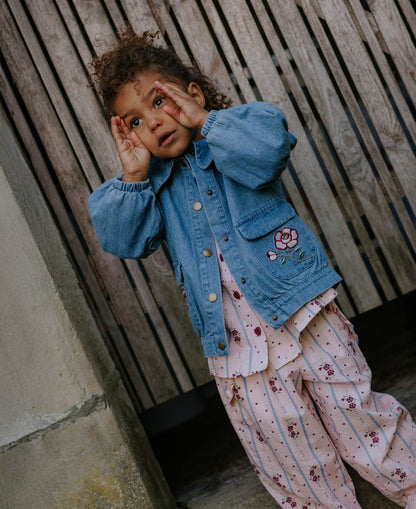 FLIINK DON ROSE BOMBERJACKET JACKET MEDIUM DENIM BLUE