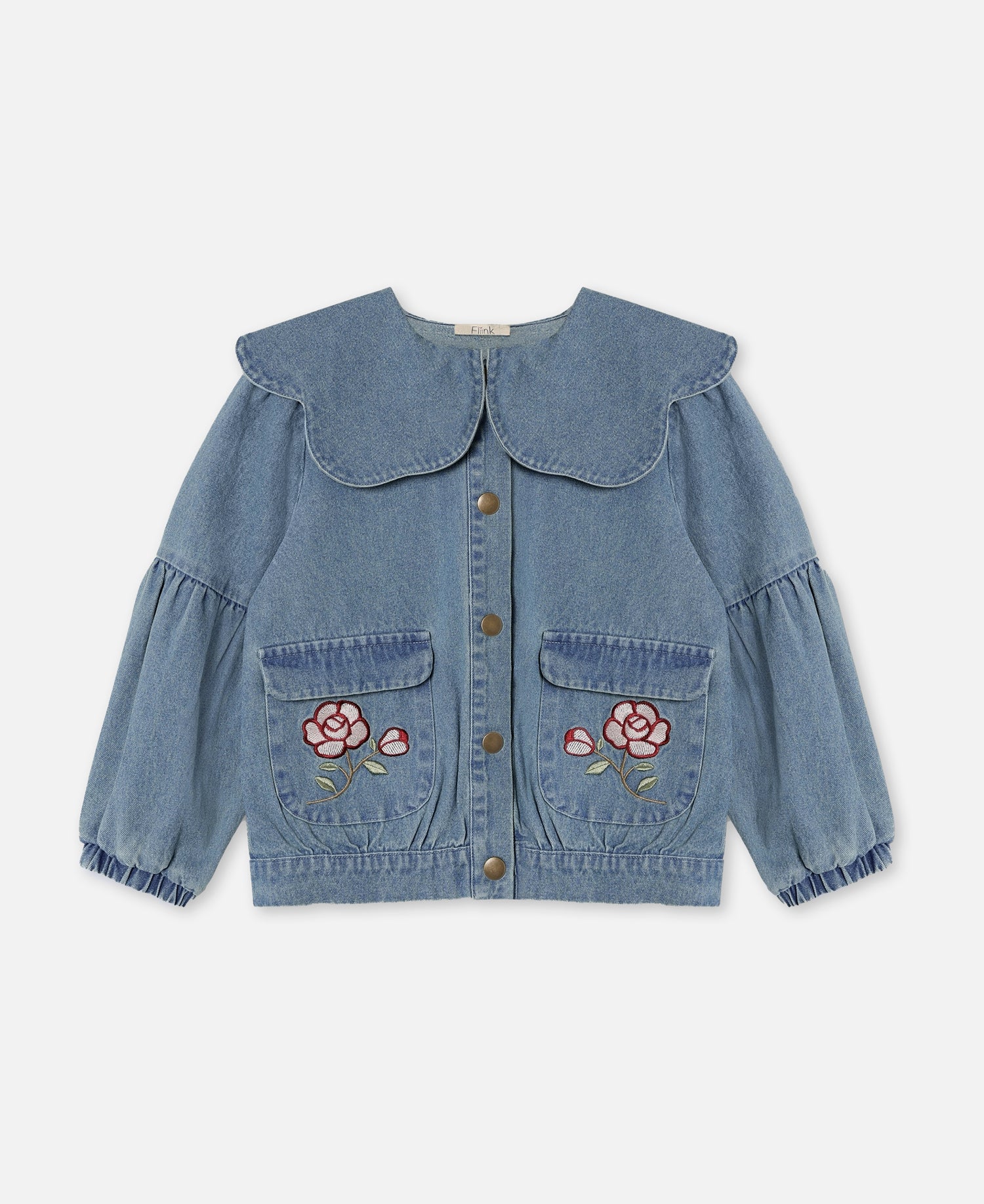 FLIINK DON ROSE BOMBERJACKET JACKET MEDIUM DENIM BLUE