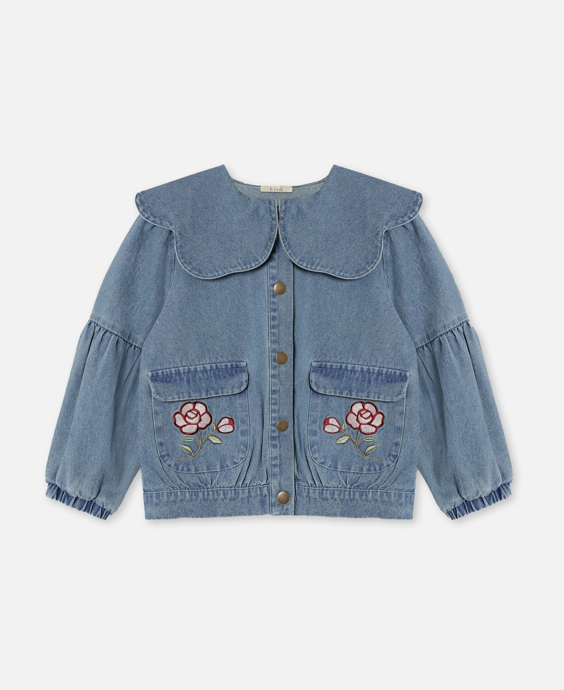 FLIINK DON ROSE BOMBERJACKET JACKET MEDIUM DENIM BLUE