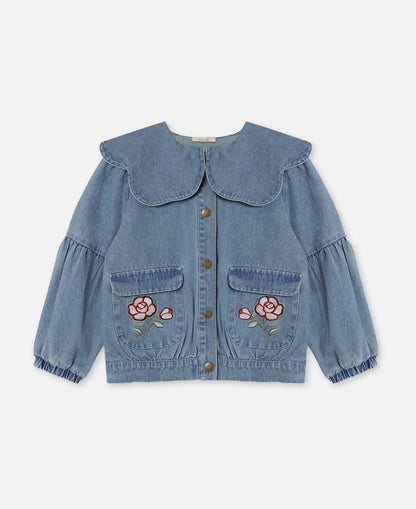 FLIINK DON ROSE BOMBERJACKET JACKET MEDIUM DENIM BLUE