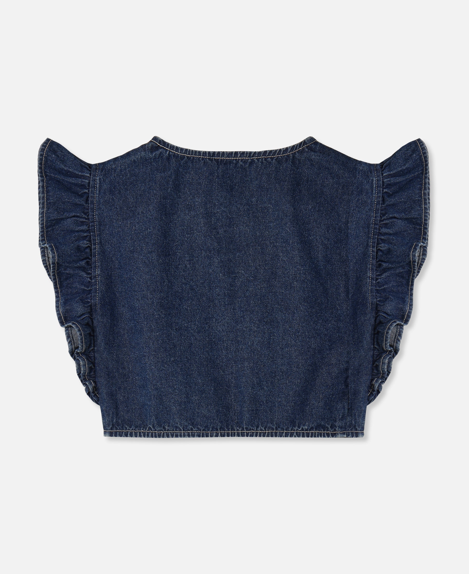 FLIINK DON WAISTCOAT VEST DARK DENIM BLUE