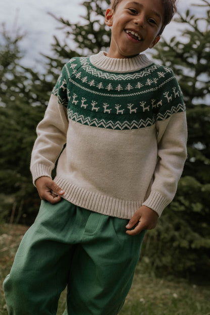 FLIINK DUNA PANT PANT HUNTER GREEN