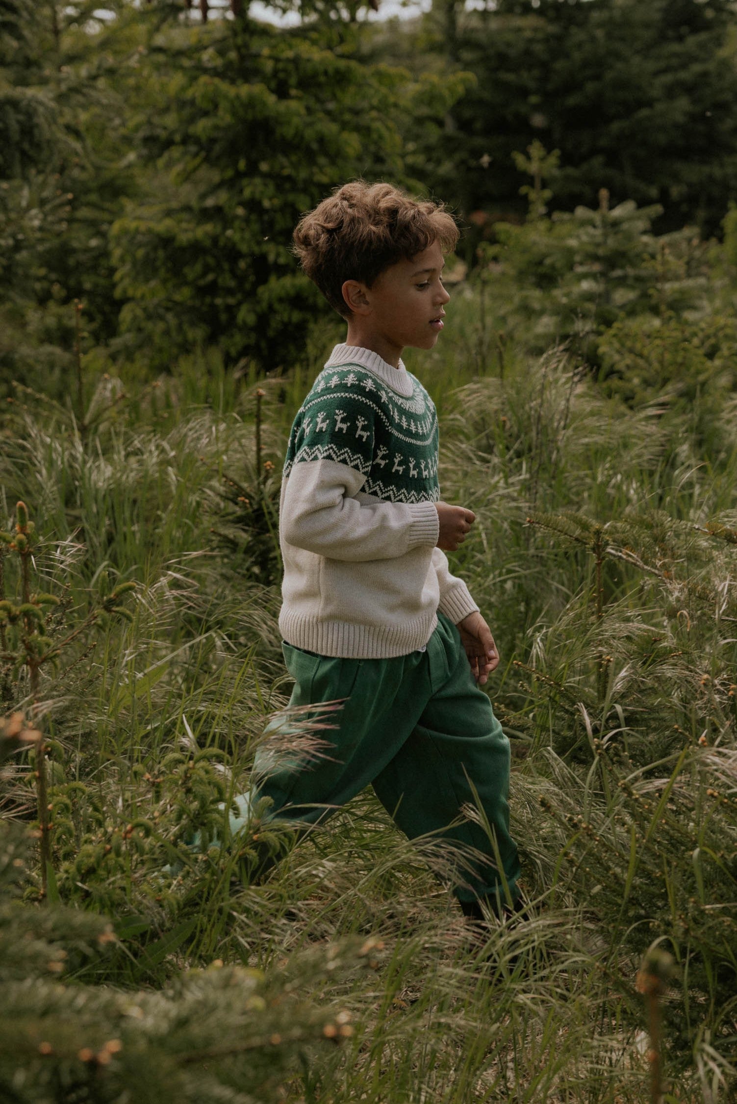 FLIINK DUNA PANT PANT HUNTER GREEN