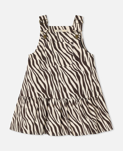 FLIINK DUNA ZEBRA SPENCER DRESS DRESS ZEBRA AOP