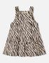 DUNA ZEBRA SPENCER DRESS