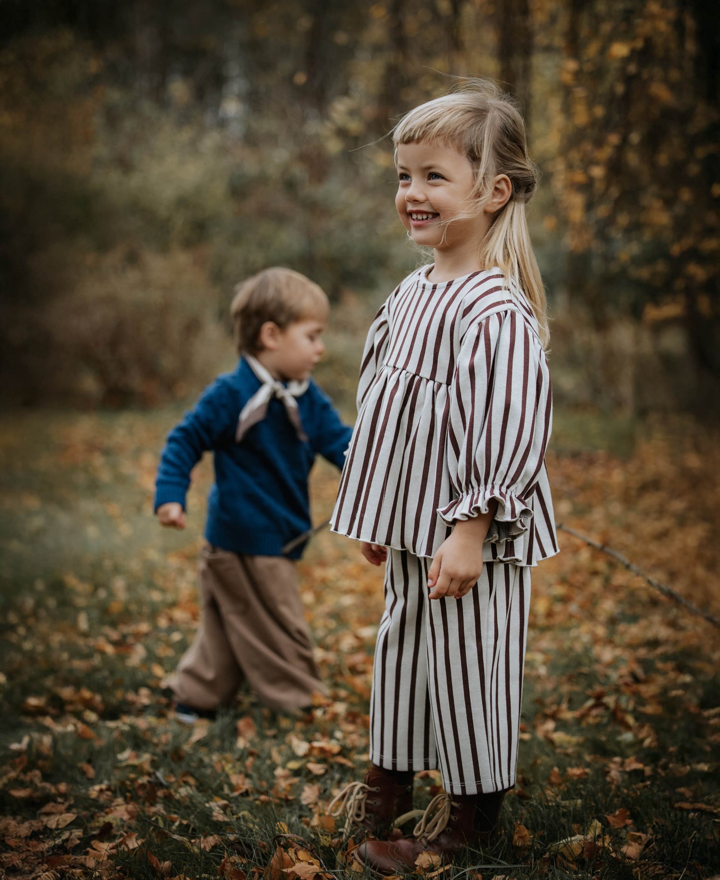 FLIINK ELLY PANT PANT SANDSHELL STRIPE