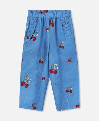 FLIINK ELMA PANT PANT MARINA BLUE AOP