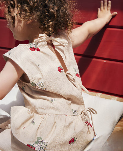 FLIINK ELMA SL TOP SINGLET SANDSHELL AOP