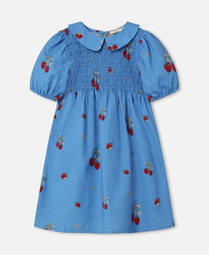 FLIINK ELMA SS DRESS DRESS MARINA BLUE AOP