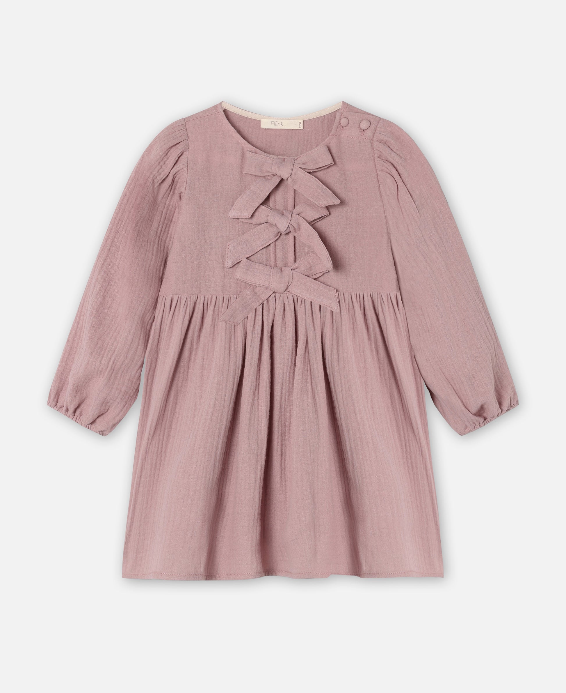 FLIINK ELMO BOW DRESS DRESS WOODROSE