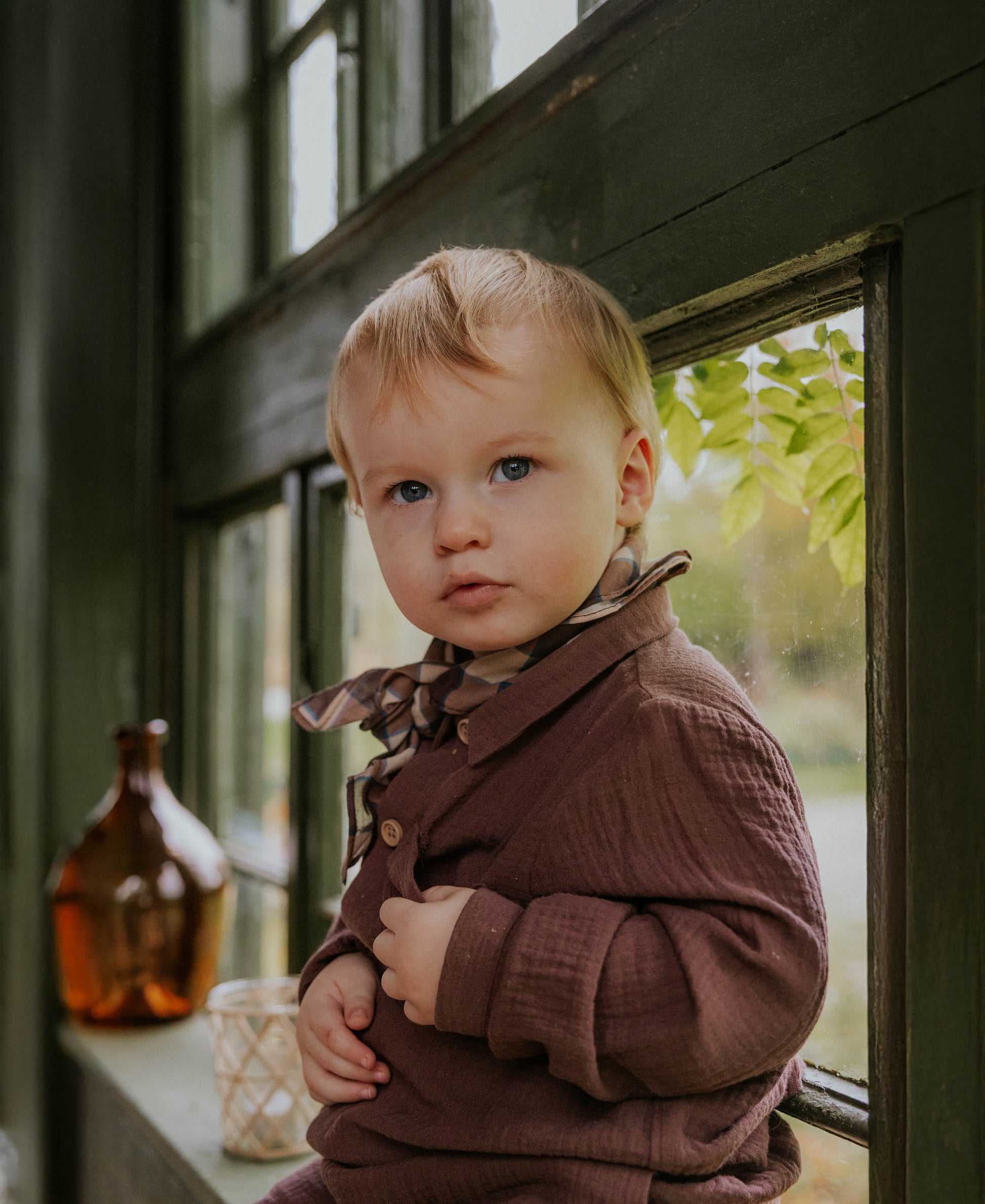 FLIINK ELMO LS SHIRT SHIRT COFFEE BEAN