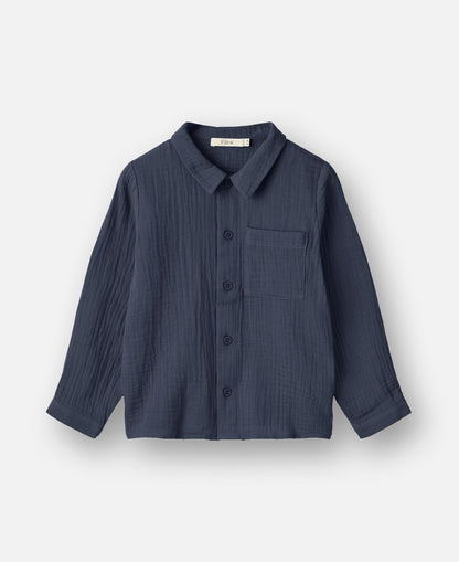 FLIINK ELMO LS SHIRT SHIRT INSIGNIA BLUE
