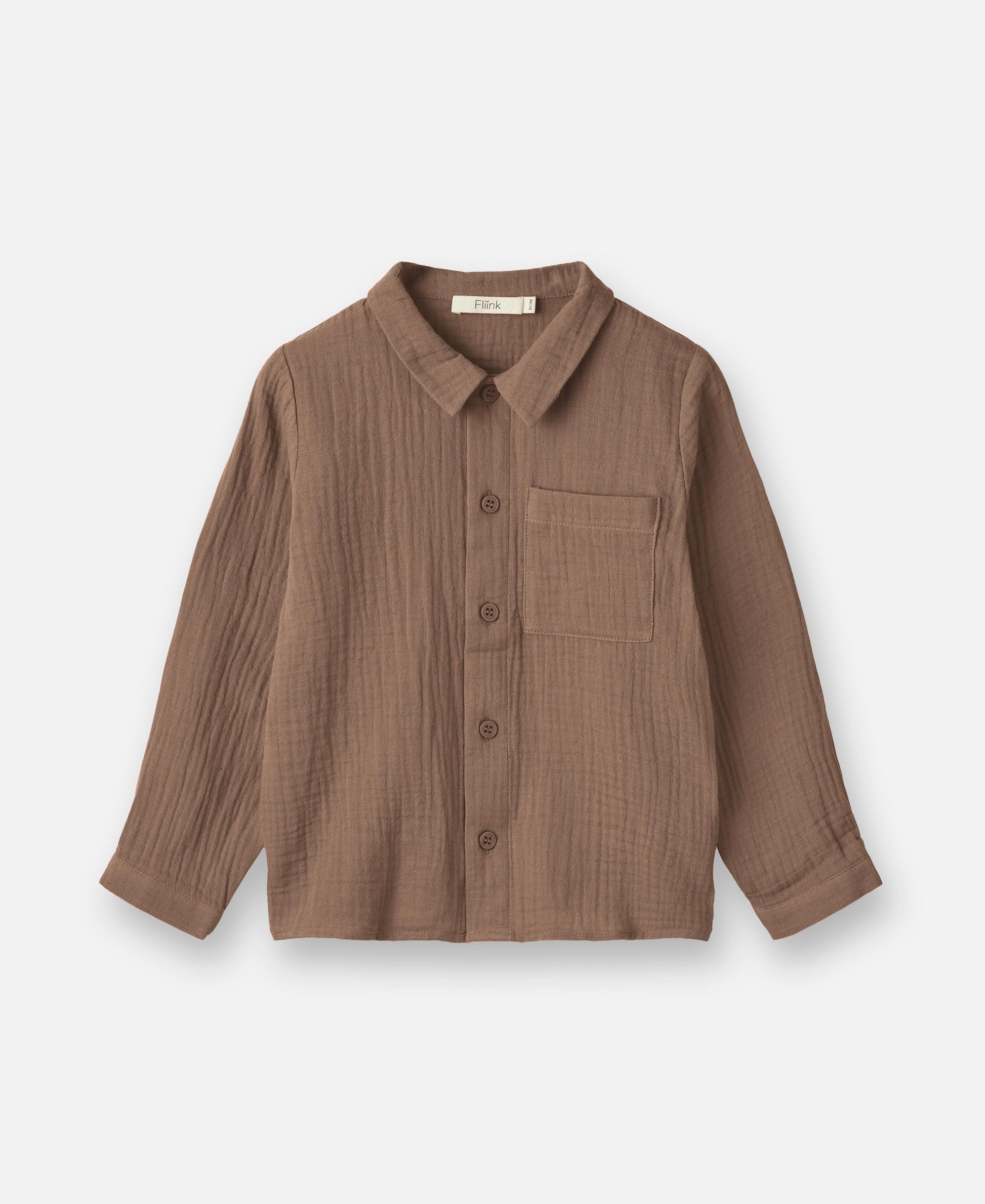 FLIINK ELMO LS SHIRT SHIRT PINE BARK