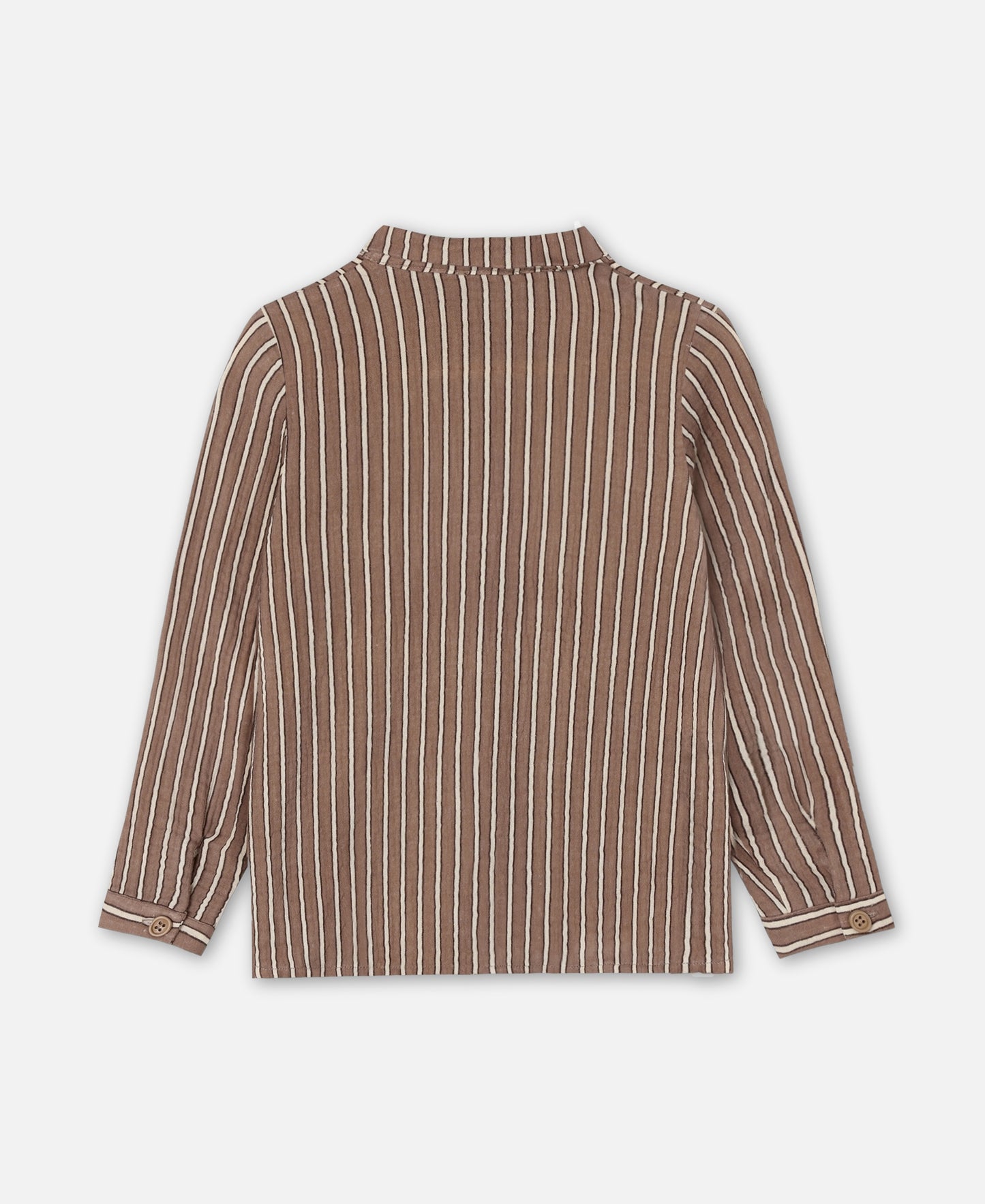 FLIINK ELMO LS SHIRT SHIRT PINE BARK STRIPE