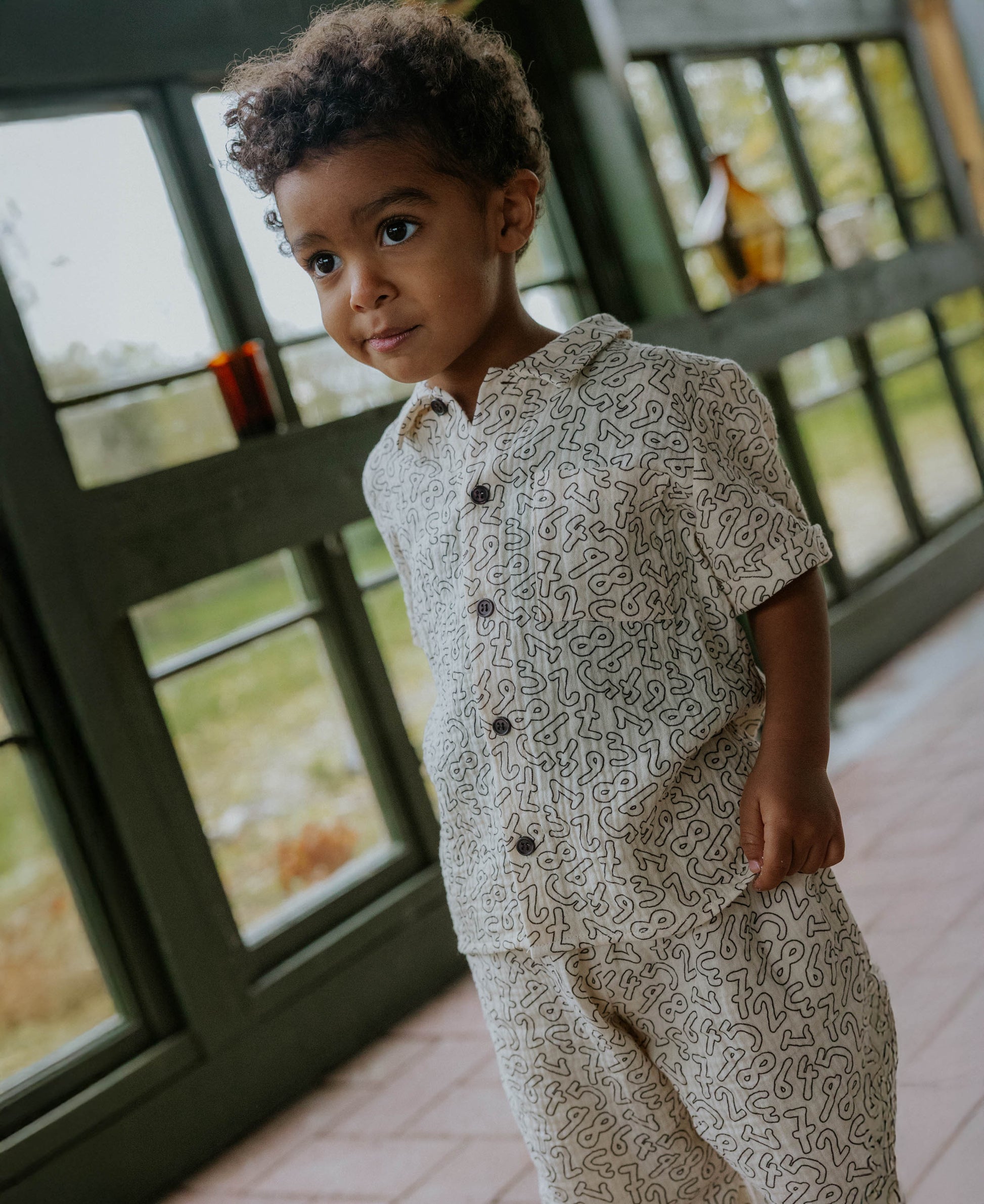 FLIINK ELMO PANT PANT COFFEE BEAN / SANDSHELL