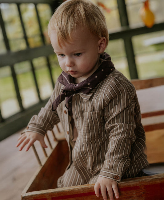 FLIINK ELMO PANT PANT PINE BARK STRIPE