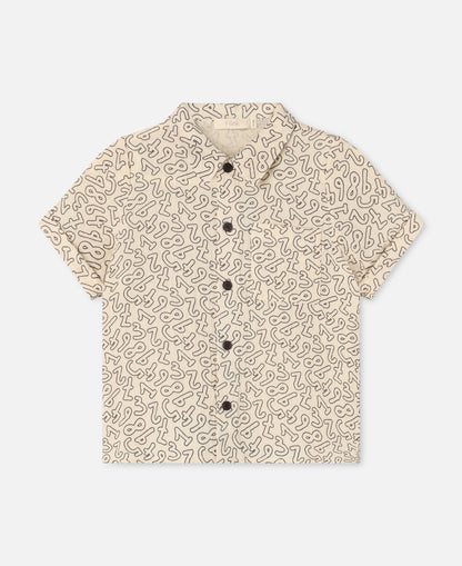 FLIINK ELMO SS SHIRT SHIRT COFFEE BEAN / SANDSHELL