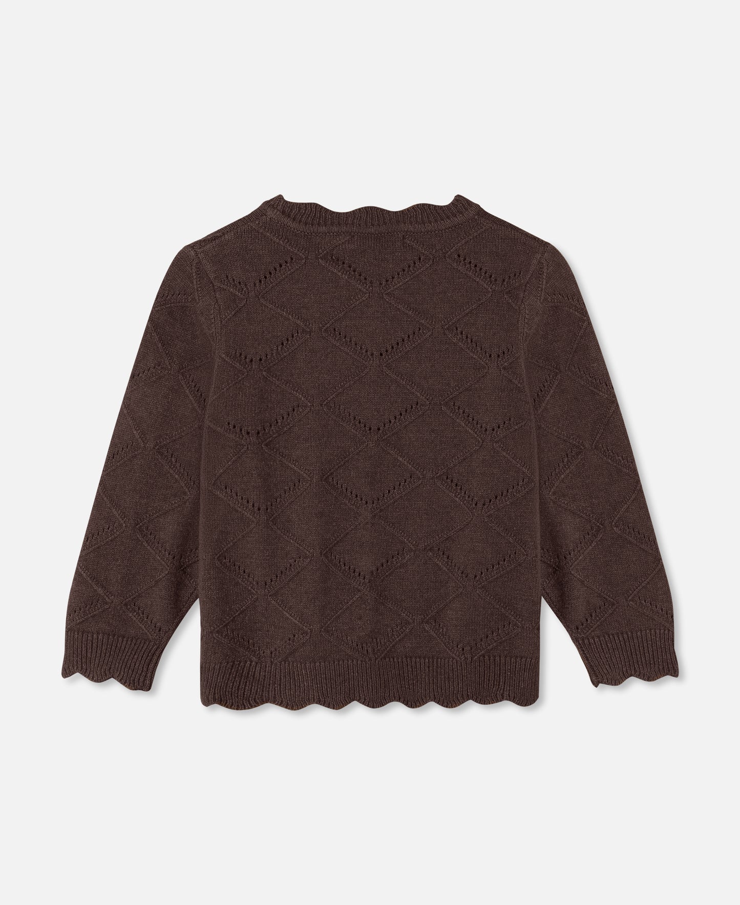 FLIINK EMILY KNIT PULLOVER PULLOVER COFFEE BEAN