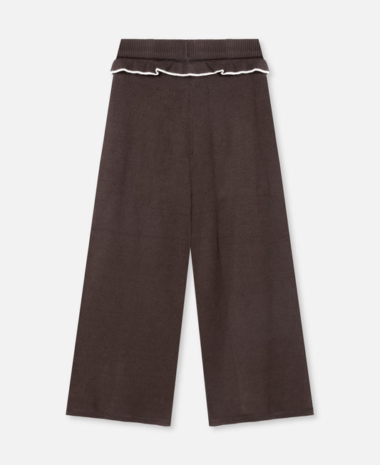 FLIINK FAME CONTRAST PANT PANT COFFEE BEAN / SANDSHELL