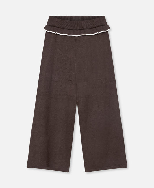 FLIINK FAME CONTRAST PANT PANT COFFEE BEAN / SANDSHELL