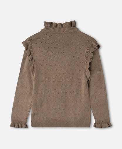 FLIINK FAME LS BLOUSE BLOUSE PINE BARK