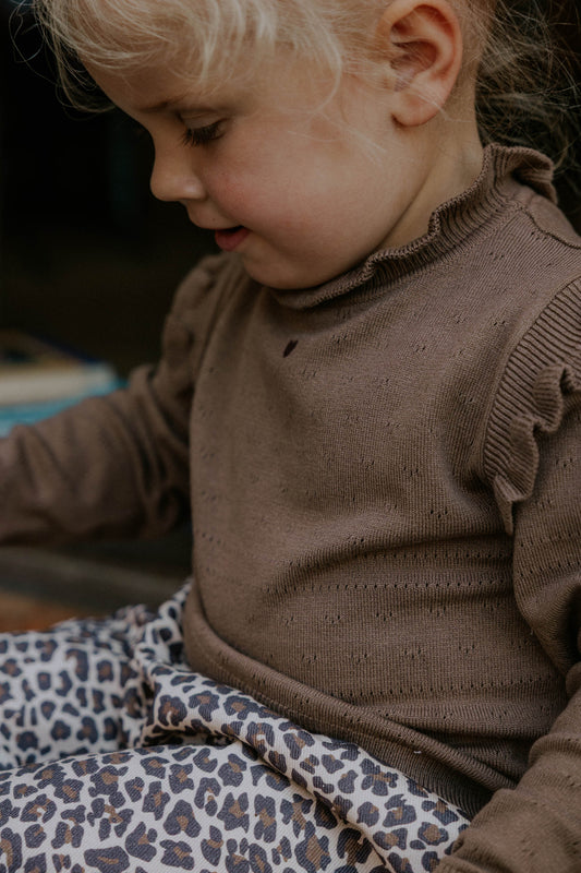 FLIINK FAME LS BLOUSE BLOUSE PINE BARK