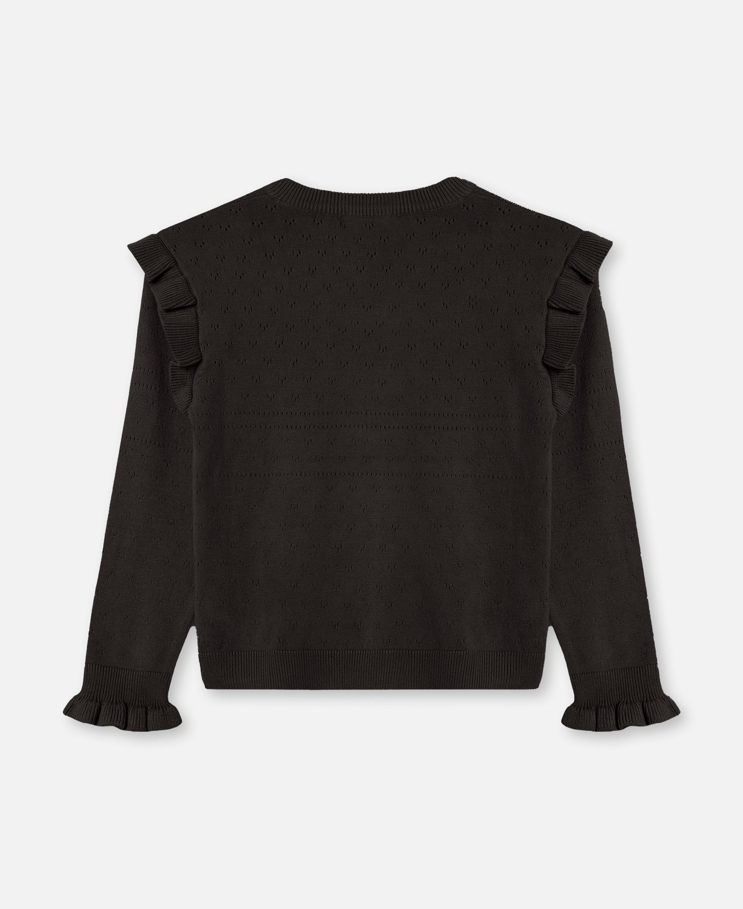 FLIINK FAME O-NECK BLOUSE BLOUSE COFFEE BEAN