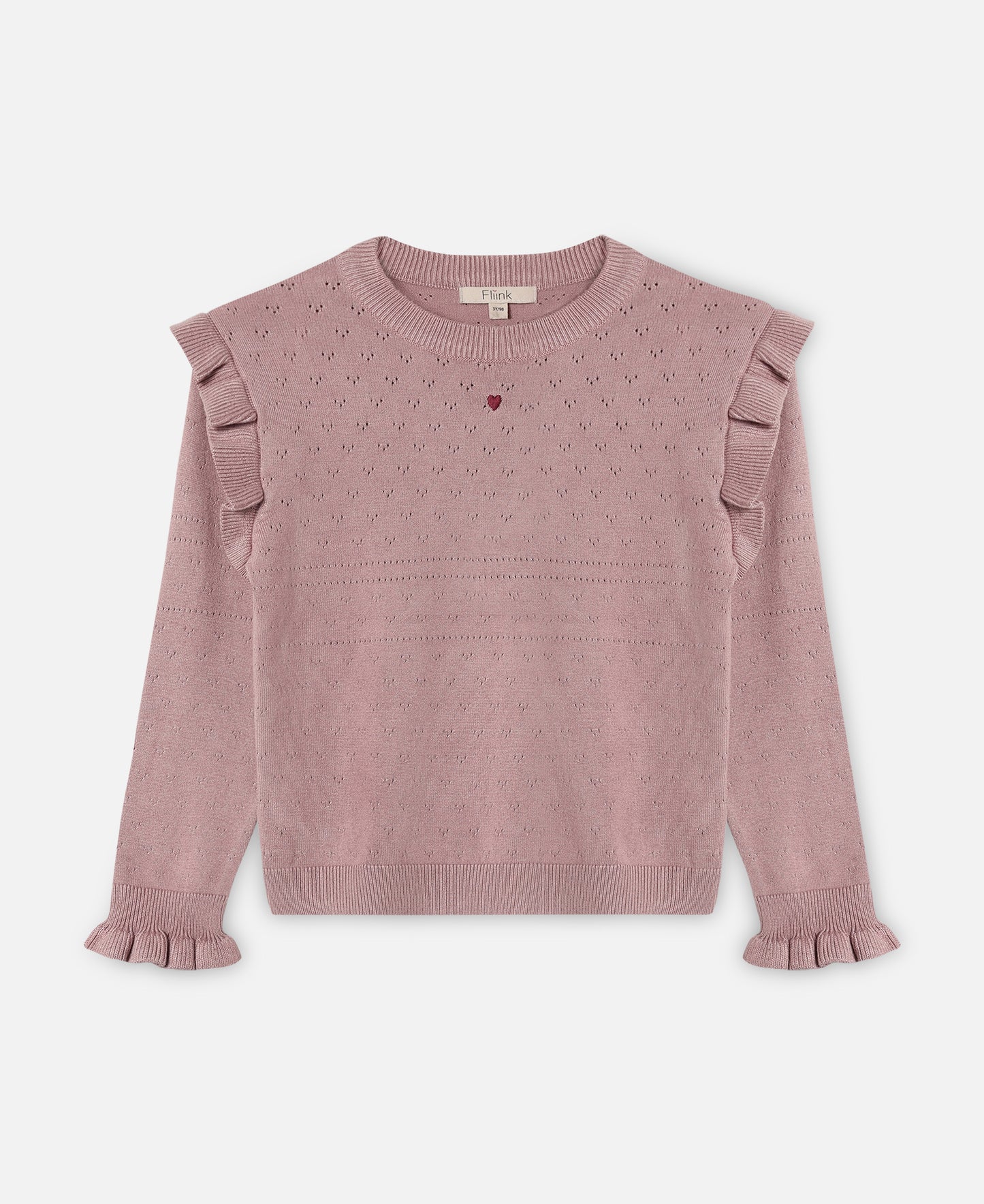 FLIINK FAME O-NECK BLOUSE BLOUSE WOODROSE