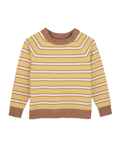 FLIINK FAVO LS PULLOVER PULLOVER COCOON STRIPE
