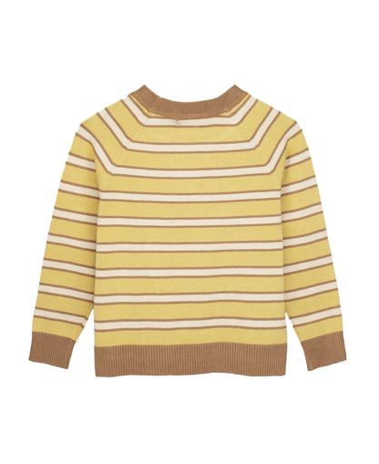 FLIINK FAVO LS PULLOVER PULLOVER COCOON STRIPE
