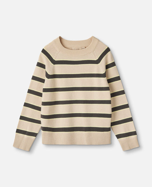 FLIINK FAVO PULLOVER PULLOVER SANDSHELL MAGNET STRIPE