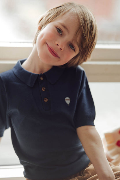 FLIINK FAVO SS POLO POLO INSIGNIA BLUE