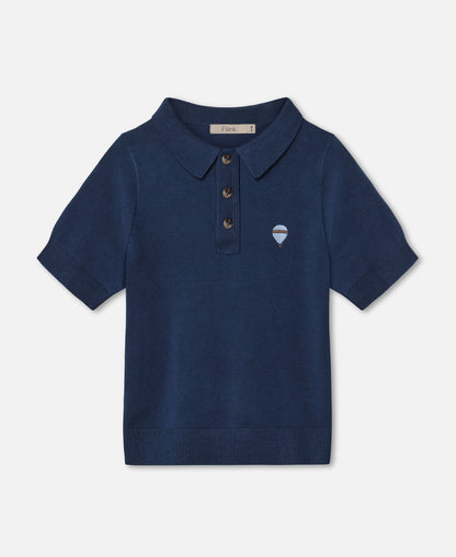 FLIINK FAVO SS POLO POLO INSIGNIA BLUE